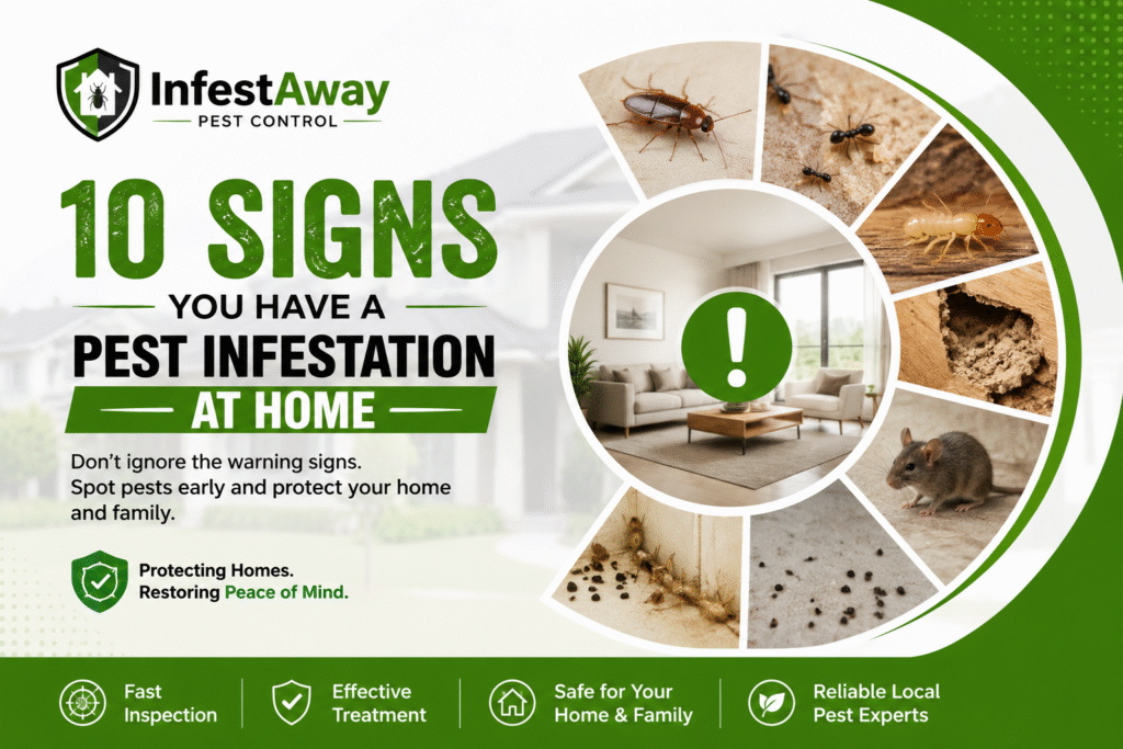 10 Signs You Have a Pest Infestation at Home